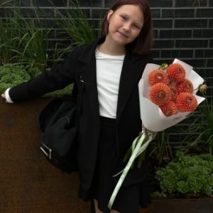 Букет из георгин